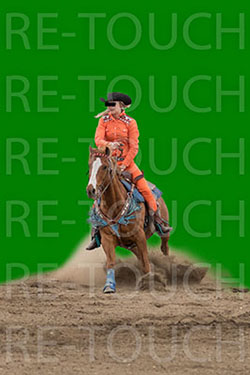 Cowgirl image afer background removal.